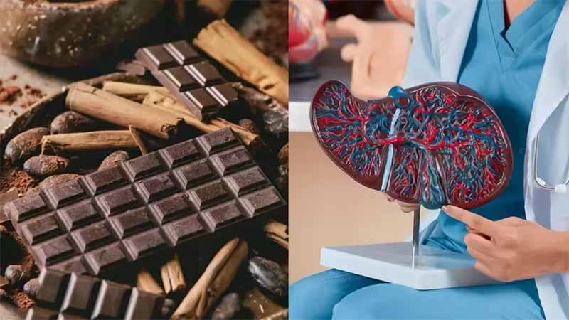 شکلات تلخ برای کبد چرب