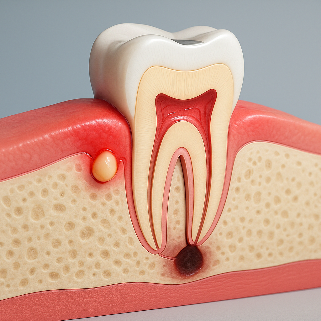 علائم شایع عفونت دندان عصبکشی شده بعد از چند سال