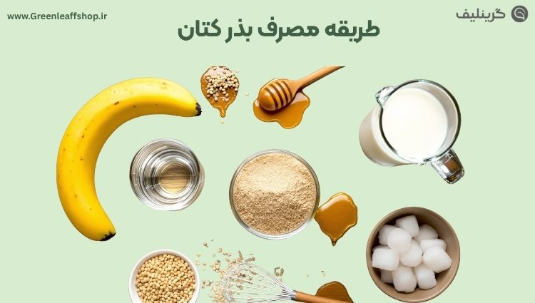 طریقه مصرف بذر کتان