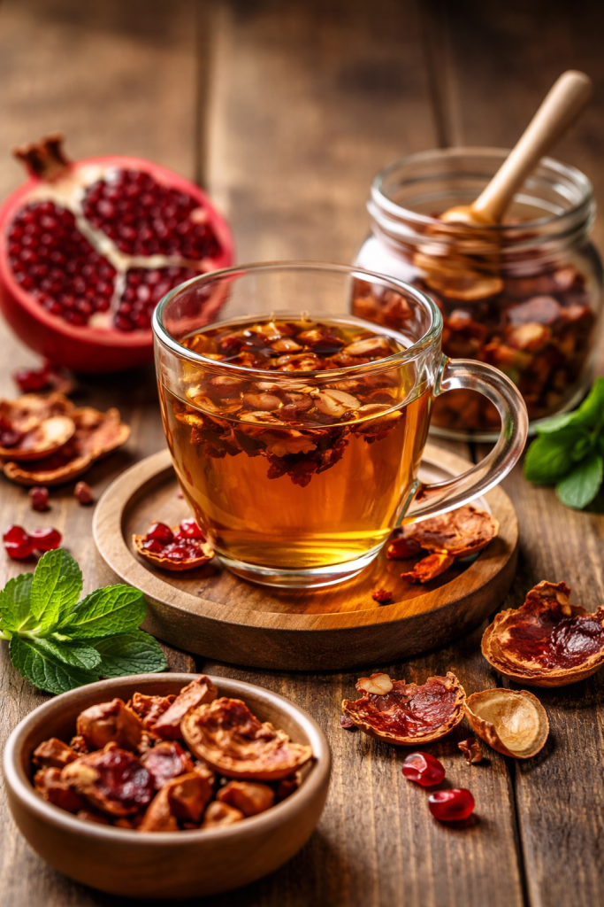 دمنوش پوست انار