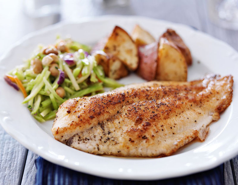 ماهی مزه‌دار شده