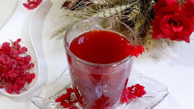 طرز تهیه آب زرشک برای کبد چرب