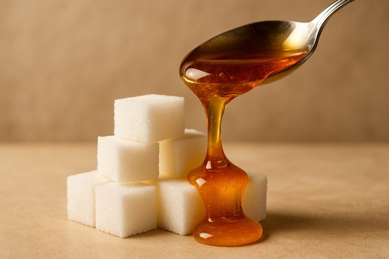 یک قاشق عسل چقدر قند دارد