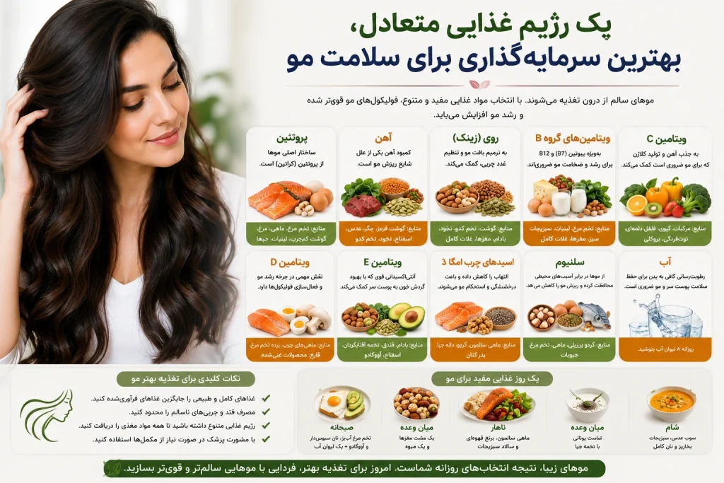 نقش خواب و استرس در سلامت مو