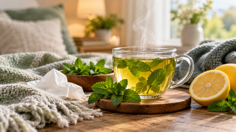 دمنوش نعناع برای سرماخوردگی