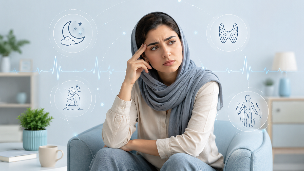 علت بی‌قراری بدون دلیل