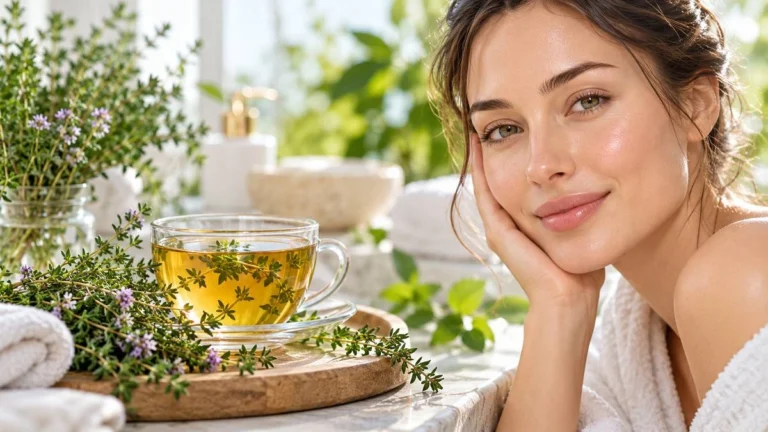 دمنوش آویشن برای پوست صورت
