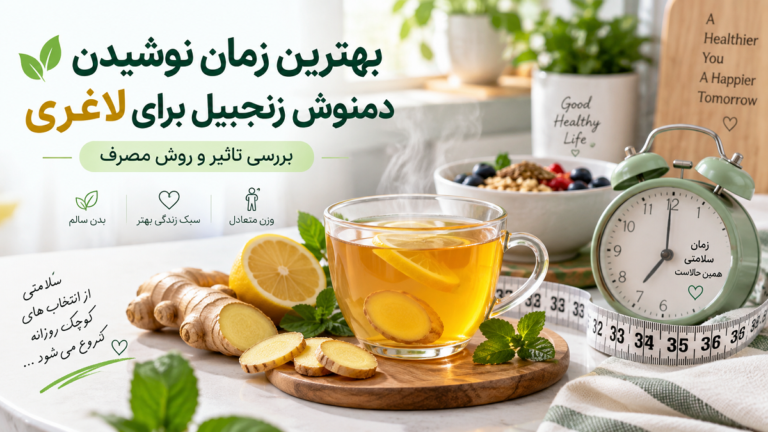 دمنوش زنجبیل برای لاغری