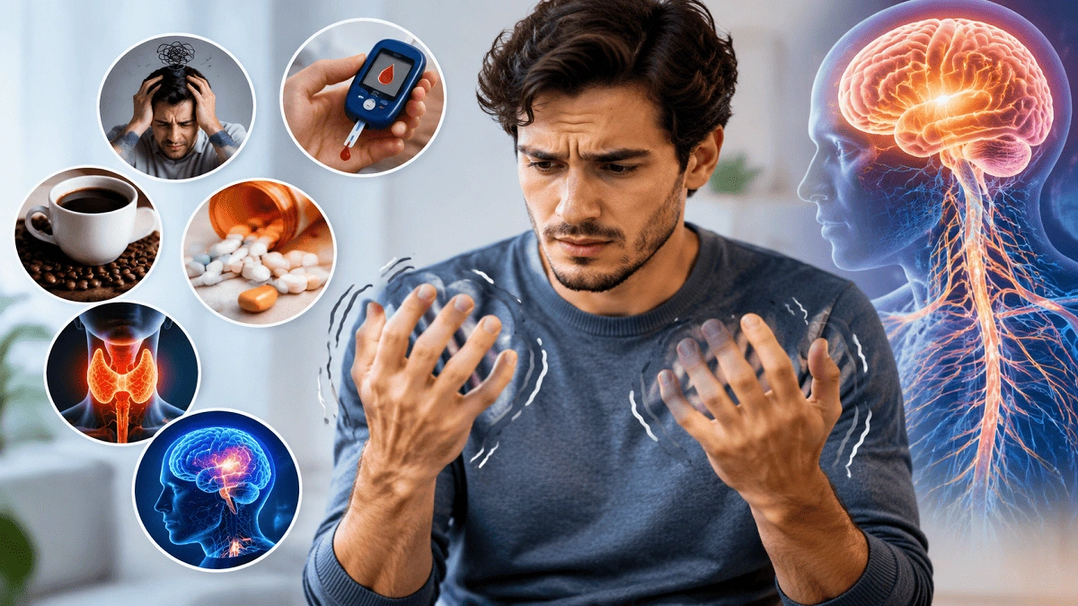 لرزش ناگهانی بدن