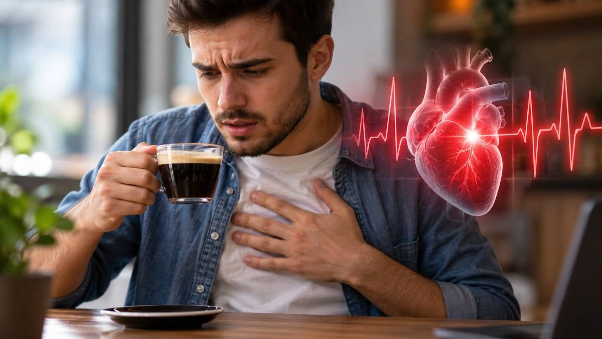 تپش قلب بعد از قهوه